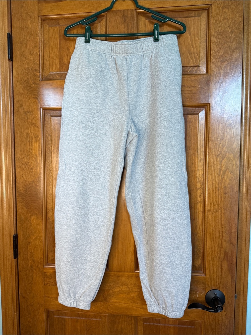 Women’s Gray Fleece Jogger Pants - Comfortable Everyday Bottoms